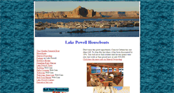 Desktop Screenshot of lake-powell-houseboats.com